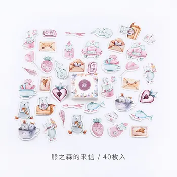 45 pcs/Box Fairy Letters from Bear Stickers DIY Stick Label Phone Hand Account Diary Sticker
45 pcs/Box Fairy Letters from Bear Stickers DIY Stick Label Phone Hand Account Diary Sticker