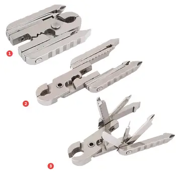 Durable Multi Tools Metal Wire Stripper Service Equipment Screwdriver Folding Pliers Silver Camp Nail File Card Reader
Durable Multi Tools Metal Wire Stripper Service Equipment Screwdriver Folding Pliers Silver Camp Nail File Card Reader
