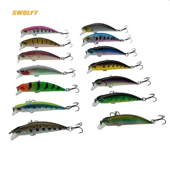 Swolfy 14pcs Fishing Lures 5cm 5.5g Minnow Bait Crankbait Isca Artficial Hard Bait Fishing Wobblers Bass Fake Fish sinking 
Swolfy 14pcs Fishing Lures 5cm 5.5g Minnow Bait Crankbait Isca Artficial Hard Bait Fishing Wobblers Bass Fake Fish sinking