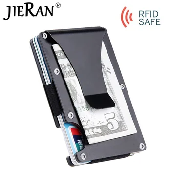 New Slim Credit Card Holder Aluminium ID Card Holder Man Mini Wallet with RFID Anti-theft Protection Metal Money Clip Card Case
New Slim Credit Card Holder Aluminium ID Card Holder Man Mini Wallet with RFID Anti-theft Protection Metal Money Clip Card Case