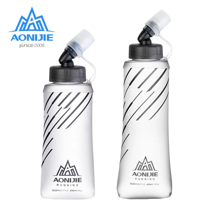 Aonijie Foldable Soft Flask Hydration 250ml 420ml Water Bladder BPA Free Water Bottle For Running Outdoor Marathon
Aonijie Foldable Soft Flask Hydration 250ml 420ml Water Bladder BPA Free Water Bottle For Running Outdoor Marathon