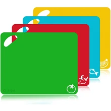 4 Pcs Colored Plastic Kitchen Cutting Board Mat Set Chopping Blocks Non-slip Cutting Board Dishwasher Safe Kitchen Gadgets
4 Pcs Colored Plastic Kitchen Cutting Board Mat Set Chopping Blocks Non-slip Cutting Board Dishwasher Safe Kitchen Gadgets