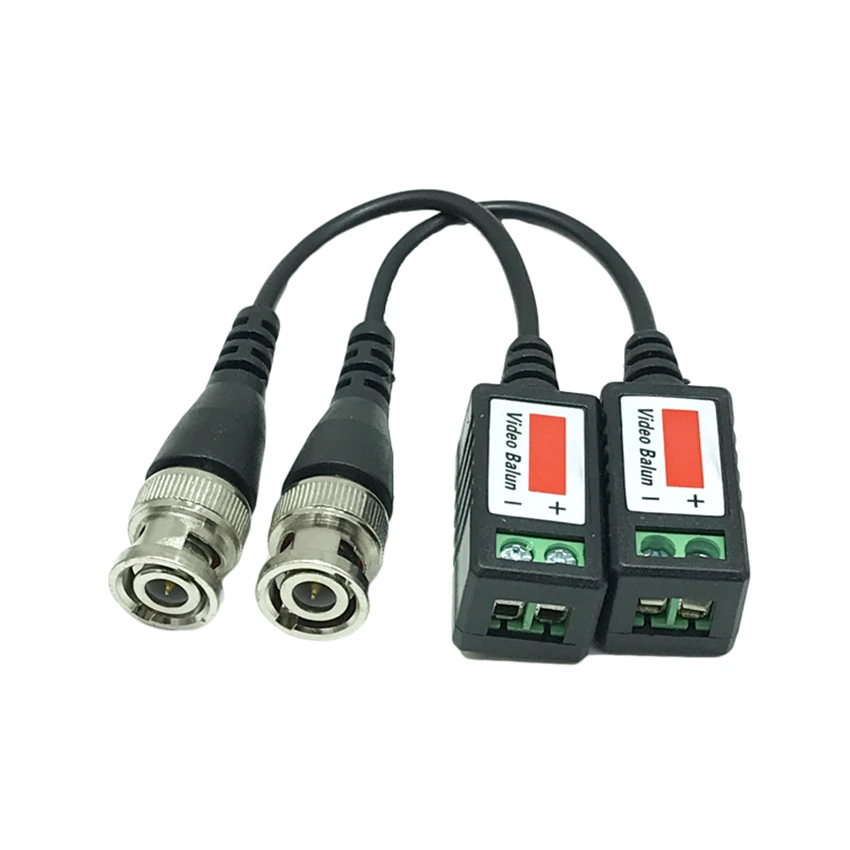 

300M Distance BNC Connector Cable Transmitter Cat5 Adapter for CCTV Camera,Anti-interference UTP Video Balun Passive Transceiver