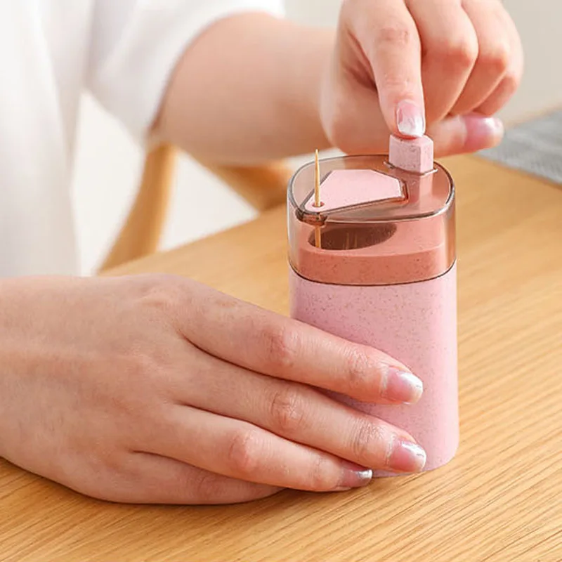 Automatic Toothpick Holder Container Wheat Straw Portable Creative Toothpick Dispenser Household Table Toothpick Storage Box
Automatic Toothpick Holder Container Wheat Straw Portable Creative Toothpick Dispenser Household Table Toothpick Storage Box