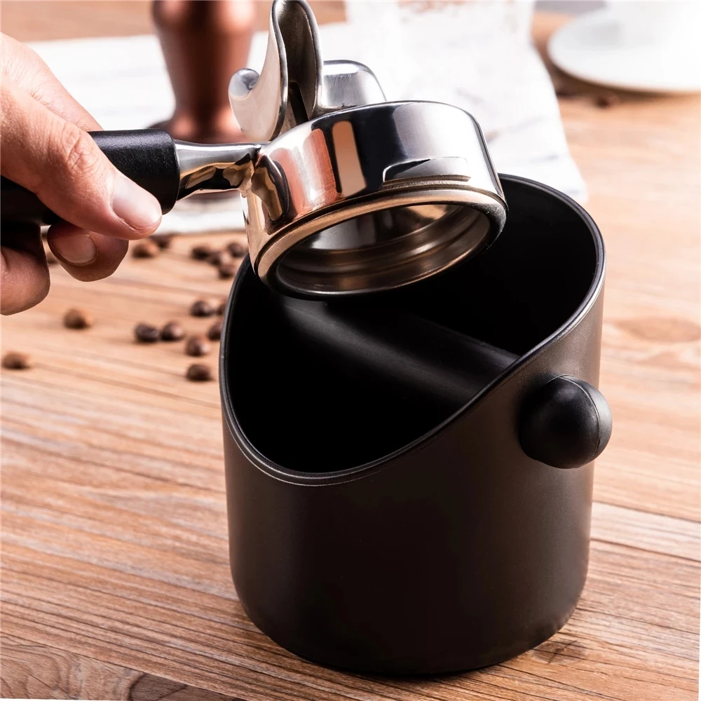 Espresso Knock Box Anti Slip Coffee Grind Dump Bin Shock-Absorbent Barista Style Ground Recycle Container coffee accessories
Espresso Knock Box Anti Slip Coffee Grind Dump Bin Shock-Absorbent Barista Style Ground Recycle Container coffee accessories