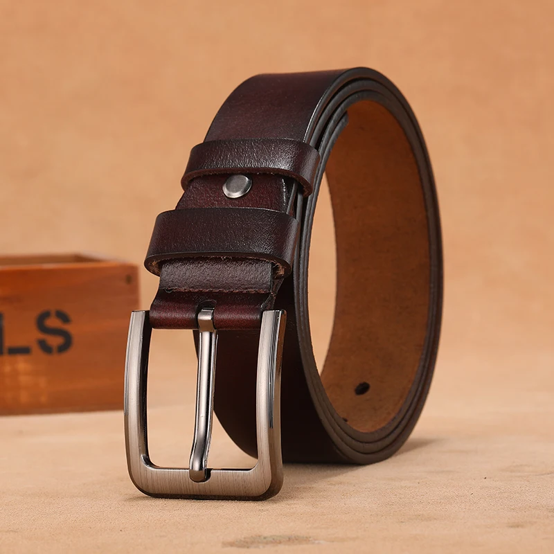 High-Quality Plus Size Leather Belt for Men Product Showcase View
