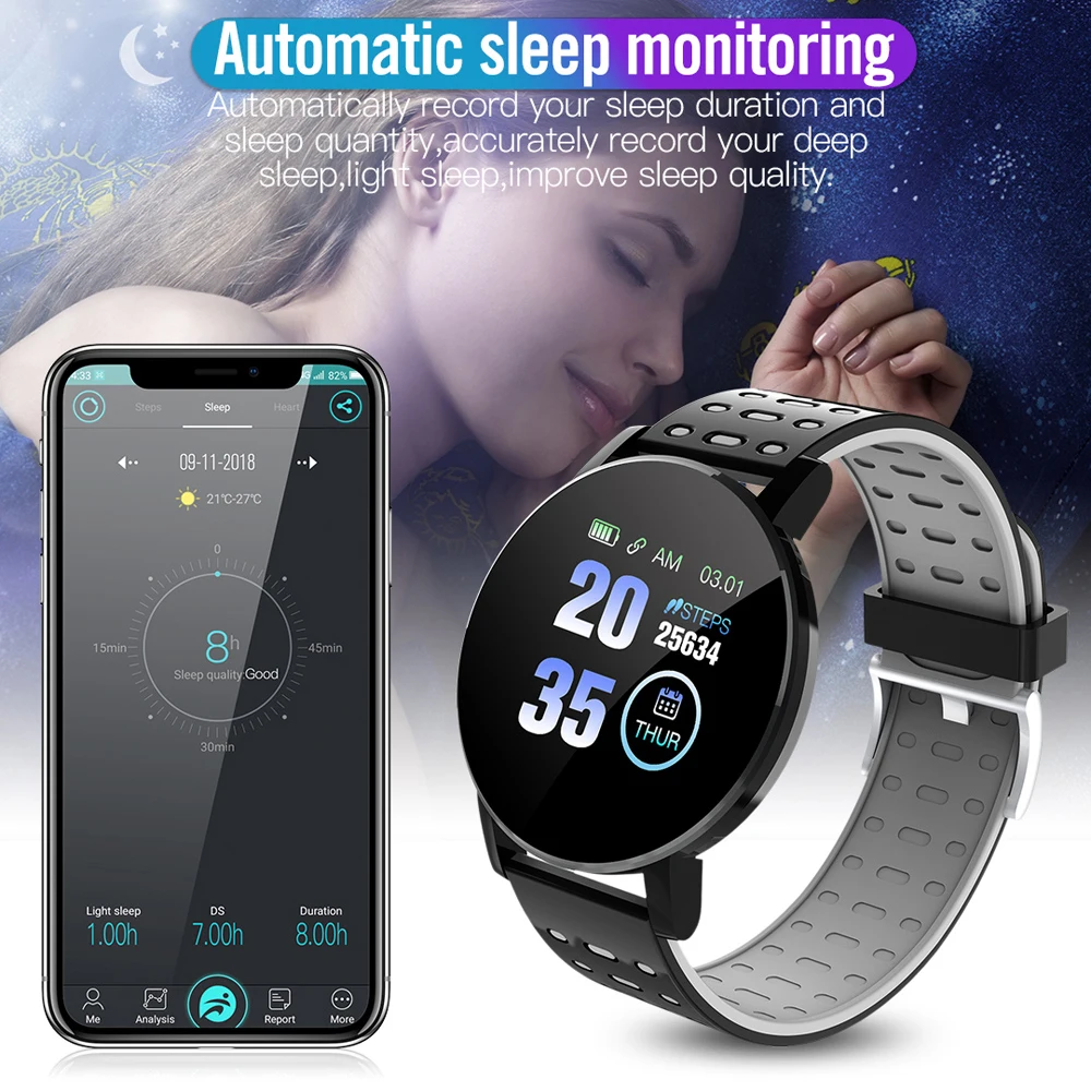 Fitness Bracelet Blood Pressure Measurement Smart Band Waterproof Fitness Tracker Watch Women Men Heart Rate Monitor Smartband
Fitness Bracelet Blood Pressure Measurement Smart Band Waterproof Fitness Tracker Watch Women Men Heart Rate Monitor Smartband