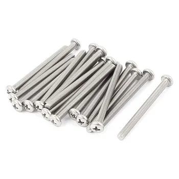 M4x50mm 304 Stainless Steel Phillips Button Head Machine Screws 20pcs
M4x50mm 304 Stainless Steel Phillips Button Head Machine Screws 20pcs