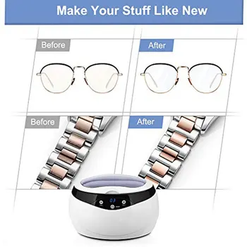 Mini Ultrasonic Jewelry Cleaner Mini Portable Jewelry Cleaner Electric Eyeglass Cleaner White Ultrasonic Cleaner Household
Mini Ultrasonic Jewelry Cleaner Mini Portable Jewelry Cleaner Electric Eyeglass Cleaner White Ultrasonic Cleaner Household
