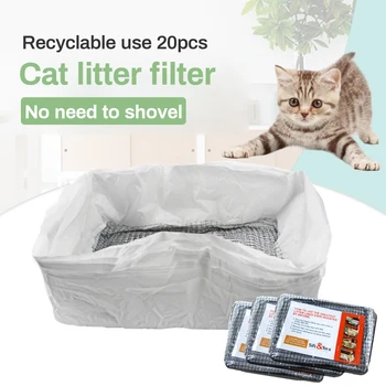 10 Pcs Reusable Cat Litter Liners Bag Cat Feces Filter Net Cats Litter Shovel Elastic Litters Box Liners Cats Cleaning Supplies
10 Pcs Reusable Cat Litter Liners Bag Cat Feces Filter Net Cats Litter Shovel Elastic Litters Box Liners Cats Cleaning Supplies