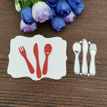 Knife and fork spoon Metal Cutting Dies for DIY Scrapbooking Album Paper Cards Decorative Crafts Embossing Die Cuts
Knife and fork spoon Metal Cutting Dies for DIY Scrapbooking Album Paper Cards Decorative Crafts Embossing Die Cuts