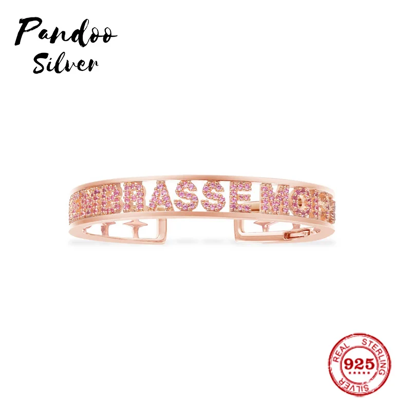 Fashion Charm Sterling Silver Copy 1:1 Copy,Pink Silver 'EMBRASSE MOI' Bracelet Women Monaco Jewelry Gift With Logo
Fashion Charm Sterling Silver Copy 1:1 Copy,Pink Silver 'EMBRASSE MOI' Bracelet Women Monaco Jewelry Gift With Logo