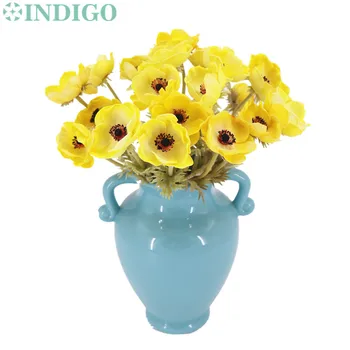 INDIGO - 21 pcs Yellow Anemone Flower Daisy Home Decoration Wedding Artificial Flower Floral Event Party Flower Free Shipping
INDIGO - 21 pcs Yellow Anemone Flower Daisy Home Decoration Wedding Artificial Flower Floral Event Party Flower Free Shipping