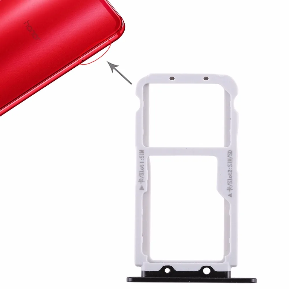 For Huawei Honor View 10 / V10 Single/dual SIM Card Tray + Micro SD Card Tray Slot Holder Slot Adapter Replacement Part
For Huawei Honor View 10 / V10 Single/dual SIM Card Tray + Micro SD Card Tray Slot Holder Slot Adapter Replacement Part
