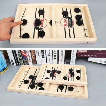 New Fast Hockey Sling Puck Game Paced Sling Puck Winner Fun Toys Board Game Party Game Toys For Adult Child Family Toy
New Fast Hockey Sling Puck Game Paced Sling Puck Winner Fun Toys Board Game Party Game Toys For Adult Child Family Toy