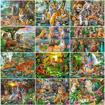 EverShine Diamond Painting Tiger Full Square Diamond Embroidery Animals Picture Rhinestone Mosaic Kit Cross Stitch Beaded Hobby
EverShine Diamond Painting Tiger Full Square Diamond Embroidery Animals Picture Rhinestone Mosaic Kit Cross Stitch Beaded Hobby