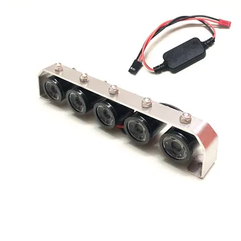 Roof Light Spotlight Searchlight for 1:10 TRX4 D90 D110 UDR X-MAXX E REVO Slash Axial Scx10 5 High Brightness LED 5W RC Parts
Roof Light Spotlight Searchlight for 1:10 TRX4 D90 D110 UDR X-MAXX E REVO Slash Axial Scx10 5 High Brightness LED 5W RC Parts