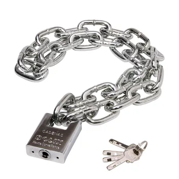 Chain Lock Anti-Theft Chain Lock Anti Shearing Iron Chain Lock Door Tricycle Motorcycle Lock Battery Car Chain Padlock
Chain Lock Anti-Theft Chain Lock Anti Shearing Iron Chain Lock Door Tricycle Motorcycle Lock Battery Car Chain Padlock