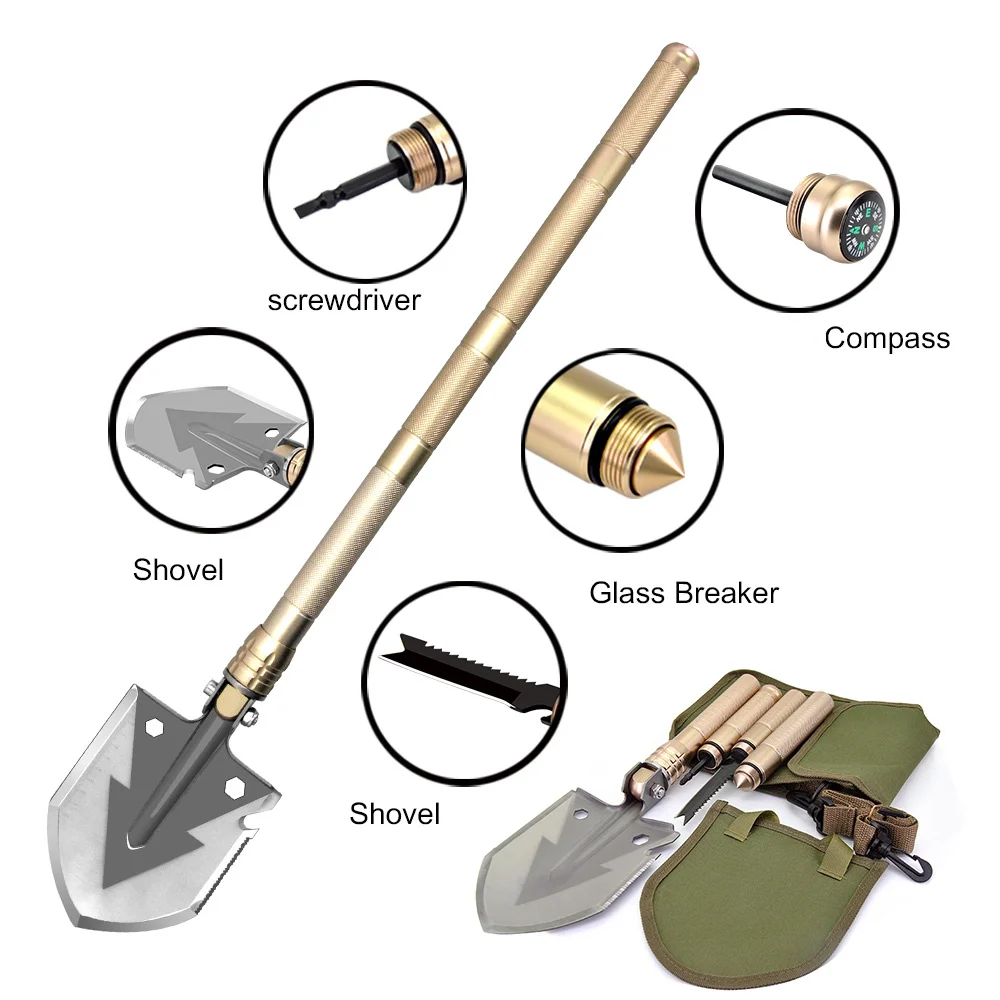 Folding Shovel Multifunctional Camping Survival Tactical Trowel Snow Shovel Military Portable Garden Tools Emergency Multitool
Folding Shovel Multifunctional Camping Survival Tactical Trowel Snow Shovel Military Portable Garden Tools Emergency Multitool
