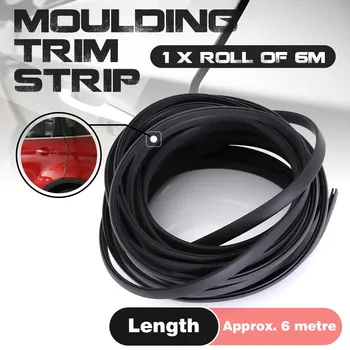 Universal 6M Black Moulding Trim Bumper Grill Strip Car Door Scratch Protector Edge Guard Cover Auto Styling
Universal 6M Black Moulding Trim Bumper Grill Strip Car Door Scratch Protector Edge Guard Cover Auto Styling