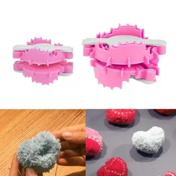 2pcs Heart Shape Plastic Pompom Maker Fluff Ball Weaver Needle Craft Knitting Loom Wool Weaving Tools DIY Household Supplies
2pcs Heart Shape Plastic Pompom Maker Fluff Ball Weaver Needle Craft Knitting Loom Wool Weaving Tools DIY Household Supplies