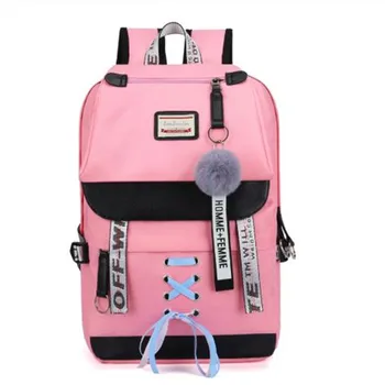 Large Backpack School Bags for Teenage Girls Usb with Lock Anti Theft BackPack Youth Nylon Printing Black Bagpack Ribbon Fashion
Large Backpack School Bags for Teenage Girls Usb with Lock Anti Theft BackPack Youth Nylon Printing Black Bagpack Ribbon Fashion