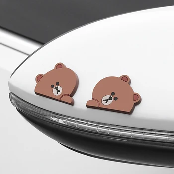 2PC/Set Car Anti-collision Strip Bear Brown Anti-collision Sticker Styling Auto Door Rearview Mirror Protector Car Accessories
2PC/Set Car Anti-collision Strip Bear Brown Anti-collision Sticker Styling Auto Door Rearview Mirror Protector Car Accessories
