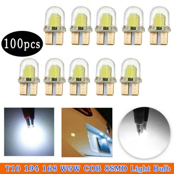 100pcs For CANBUS Light Bulb T10 194 168 W5W COB 4 SMD LED Silica Bright White Lower Power Consumption
100pcs For CANBUS Light Bulb T10 194 168 W5W COB 4 SMD LED Silica Bright White Lower Power Consumption