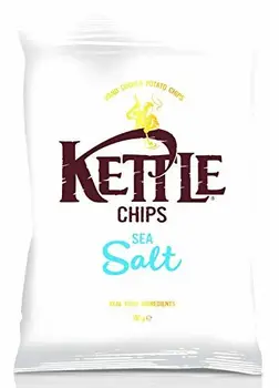 Sea Salt Crisps | KETTLE Chips | Sea Salt | Total Weight 150 Grams
Sea Salt Crisps | KETTLE Chips | Sea Salt | Total Weight 150 Grams