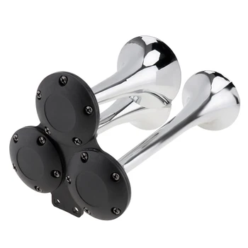 12 V 150 db Super Loud Triple Trumpet Air Horns Kits Vehicle Car Truck Train Boat
12 V 150 db Super Loud Triple Trumpet Air Horns Kits Vehicle Car Truck Train Boat