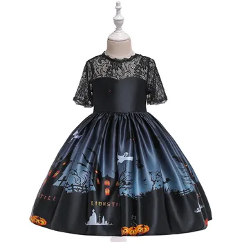 Children's Dress Halloween Pumpkin Witch Print Kids Girls Show Dresses Kid Sleeveless Vestido Christmas Clothes GDR714
Children's Dress Halloween Pumpkin Witch Print Kids Girls Show Dresses Kid Sleeveless Vestido Christmas Clothes GDR714