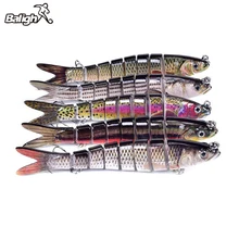 Balight Sinking Wobblers Fishing Lures 8 Segment 13.7cm 27g Multi Jointed Swimbait Hard Bait Fish Tackle For Bass Isca Crankbait
Balight Sinking Wobblers Fishing Lures 8 Segment 13.7cm 27g Multi Jointed Swimbait Hard Bait Fish Tackle For Bass Isca Crankbait