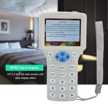 3.2inch ID Copier 8 Frequency Multifunctional Copy Encrypted NFC Smart Card RFID Copier ID/IC Reader Writer
3.2inch ID Copier 8 Frequency Multifunctional Copy Encrypted NFC Smart Card RFID Copier ID/IC Reader Writer