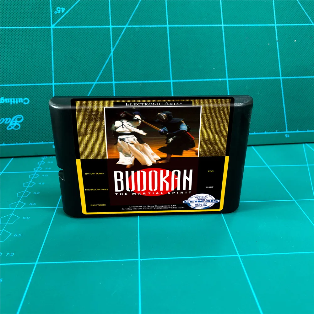 Budokan Боевые дух 16 бит MD игры Картридж для MegaDrive Genesis консоли|Запасные части| |