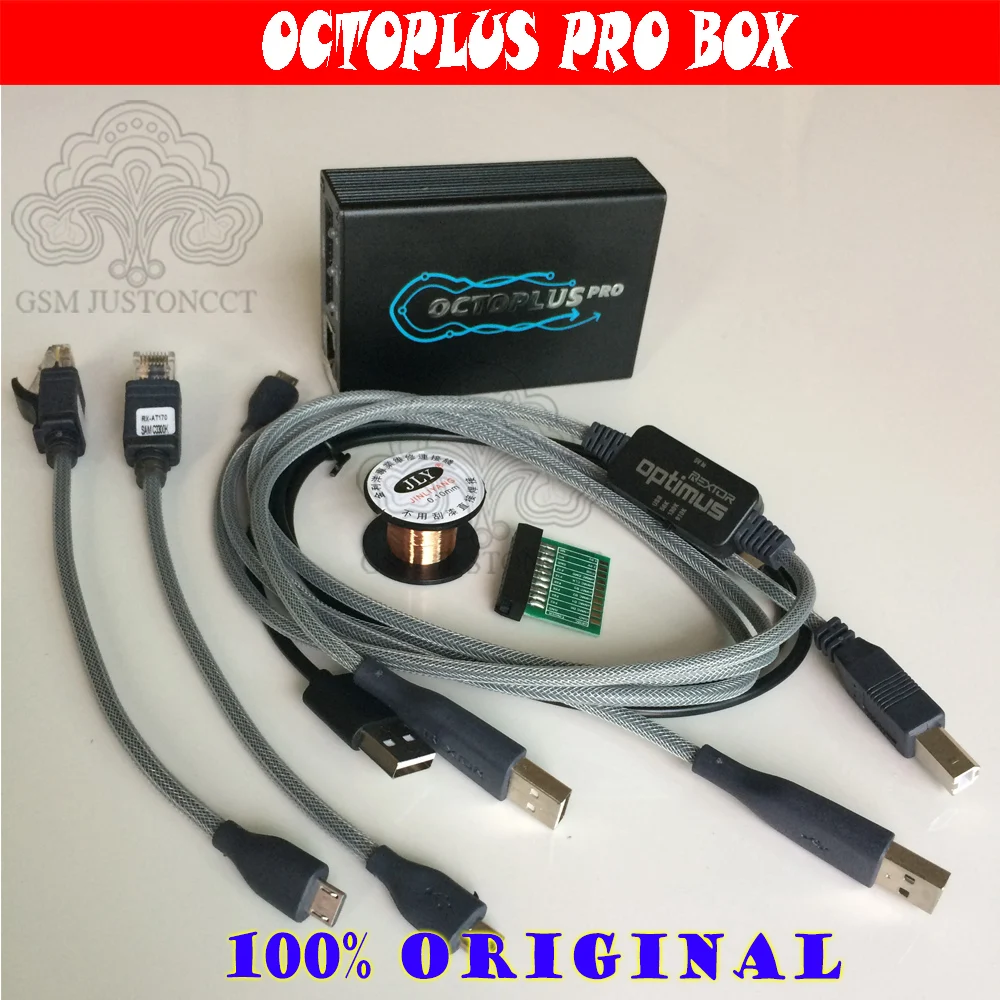 Gsmjustoncct новейшая версия Box/ octoplus pro box jtag + 7 кабелей для Sam LG eMMC/JTAG | Мобильные