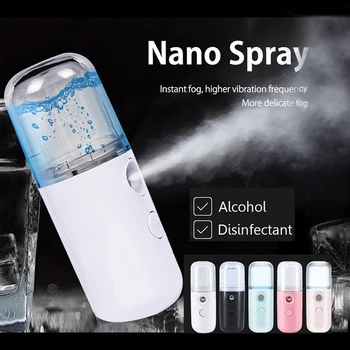 USB Rechargeable Mini Nano Humidifier Hydrating Sprayer Face Nebulizer Face Steamer Moisturizing for Beauty Skin Care Tools
USB Rechargeable Mini Nano Humidifier Hydrating Sprayer Face Nebulizer Face Steamer Moisturizing for Beauty Skin Care Tools