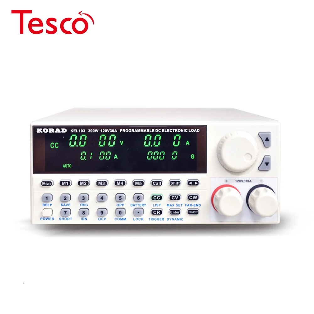 KORAD-KEL103 Professional electrical programming Digital Control DC Load Electronic Loads Battery Tester Load 300W 120V 30A
KORAD-KEL103 Professional electrical programming Digital Control DC Load Electronic Loads Battery Tester Load 300W 120V 30A