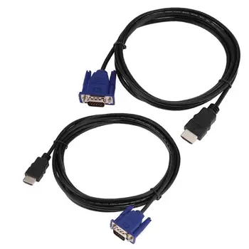 ALLOYSEED 1.8M 3M HDMI Male to VGA Male Transfer Wire Video HDTV Converter Adapter Aux Cable High Speed HDMI Cable NO Chip
ALLOYSEED 1.8M 3M HDMI Male to VGA Male Transfer Wire Video HDTV Converter Adapter Aux Cable High Speed HDMI Cable NO Chip