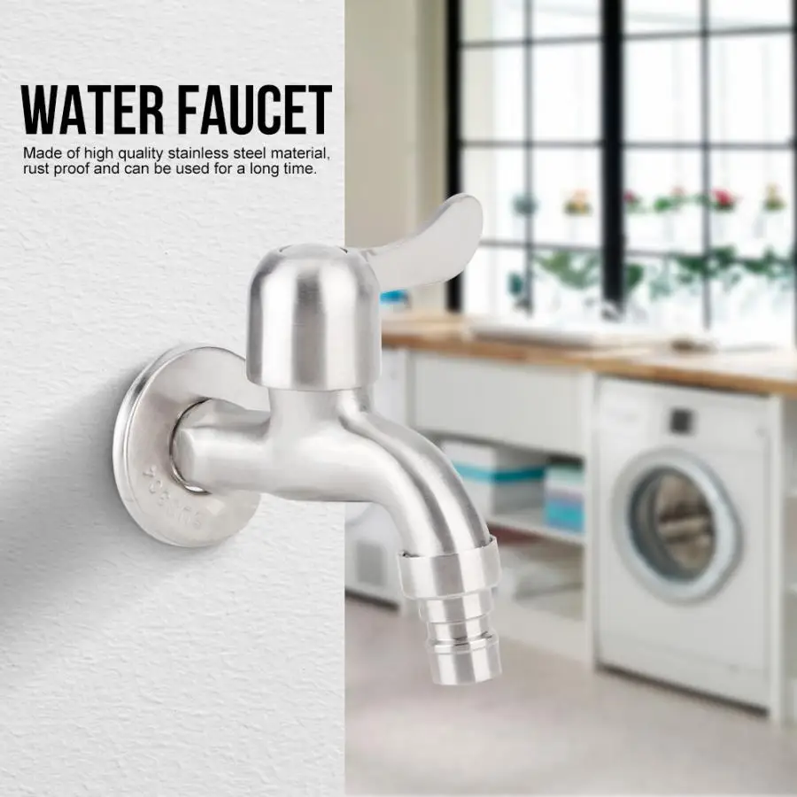 G1/2in Stainless Steel Brushed Washing Machine Faucet Mop Pool Water Tap Laundry Accessories single cold faucet
G1/2in Stainless Steel Brushed Washing Machine Faucet Mop Pool Water Tap Laundry Accessories single cold faucet