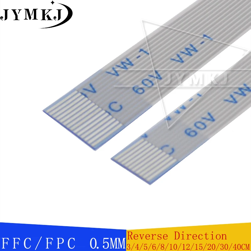 10PCS FPC/FFC AWM 20624 80C 60V VW-1 Ribbon Flexible Flat Cable 0.5MM Pitch With 4 6 8 10 12 - 60 Pin Length Reverse Direction
10PCS FPC/FFC AWM 20624 80C 60V VW-1 Ribbon Flexible Flat Cable 0.5MM Pitch With 4 6 8 10 12 - 60 Pin Length Reverse Direction