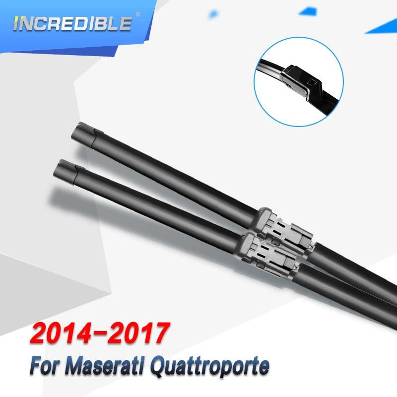 INCREDIBLE Wiper Blades for Maserati Quattroporte Fit Push Button Arms 2014 2015 2016 2017 | Автомобили и мотоциклы