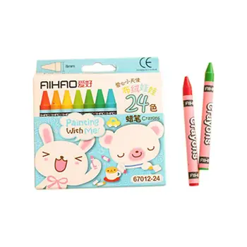 Creative Cartoon 24 Colors Non-Toxic Crayon Oil Painting Stick Kids Student Pastel Pencils for Drawing(Random packaging color)
Creative Cartoon 24 Colors Non-Toxic Crayon Oil Painting Stick Kids Student Pastel Pencils for Drawing(Random packaging color)