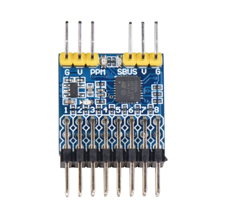 NEW 8CH PWM PPM SBUS Signal Conversion Module Converter input voltage 3.3-20V For RC Airpanle Drone
NEW 8CH PWM PPM SBUS Signal Conversion Module Converter input voltage 3.3-20V For RC Airpanle Drone