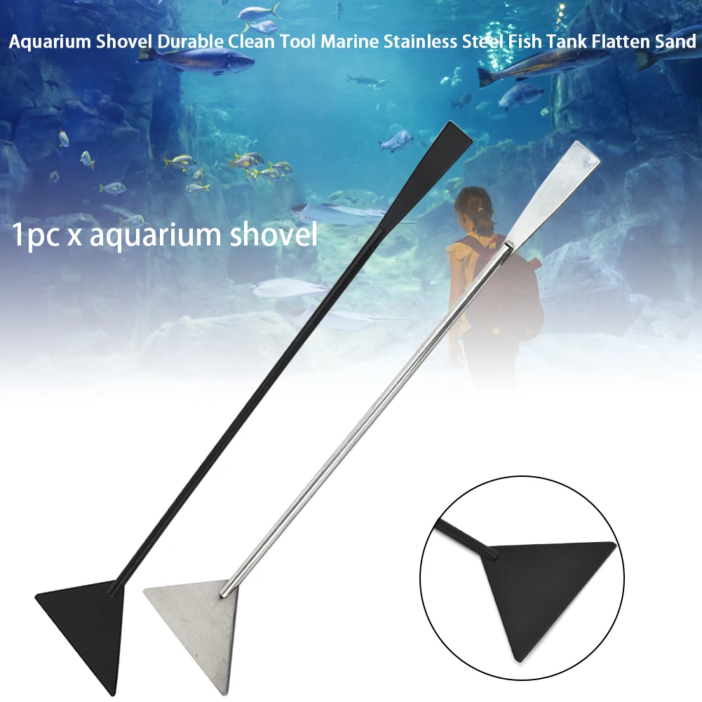 Stainless Steel Fish Tank Clean Tool Durable Water Grass Flatten Sand Aquarium Shovel Marine Landscaping Maintenance Non Slip
Stainless Steel Fish Tank Clean Tool Durable Water Grass Flatten Sand Aquarium Shovel Marine Landscaping Maintenance Non Slip