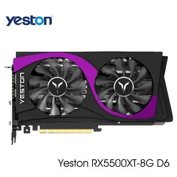 

Yeston Radeon RX 5500 XT GPU 8GB GDDR6 128bit 7nm Gaming Desktop computer PC Video Graphics Cards support DP/HDMI/DVI-D