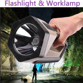 6800LM Powerful worklight lantern XHP50 LED flashlight Side COB torch built-in 4x18650 USB charging battery for outdoor lighting
6800LM Powerful worklight lantern XHP50 LED flashlight Side COB torch built-in 4x18650 USB charging battery for outdoor lighting