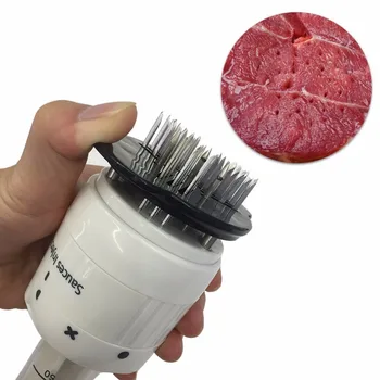 Meat Injietor- 2 in 1 Meat Tenderizer Needle 3 Pinholes meat tenderizer injector,Best For Tenderizing/BBQ/Marinade/Beef/Pork
Meat Injietor- 2 in 1 Meat Tenderizer Needle 3 Pinholes meat tenderizer injector,Best For Tenderizing/BBQ/Marinade/Beef/Pork