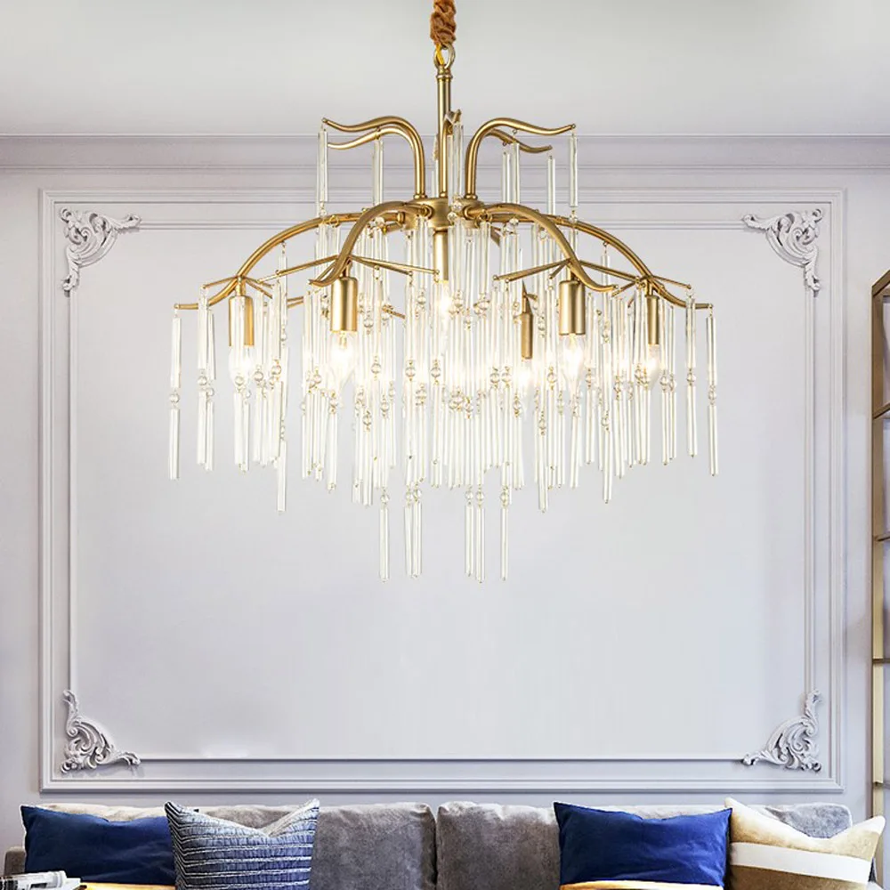 Luxury Living Room Crystal Ceiling Chandelier Modern Lighting AC110V 220V Lustre Cristal LED Hanglamp Bedroom Decor
Luxury Living Room Crystal Ceiling Chandelier Modern Lighting AC110V 220V Lustre Cristal LED Hanglamp Bedroom Decor