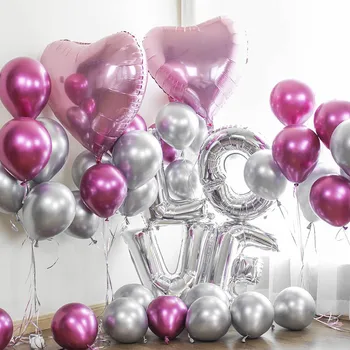 35pcs 32inch Metallic Balloon Gold Silver Set Wedding Birthday Party Decorations Silver Love Letters Anniversary Supply
35pcs 32inch Metallic Balloon Gold Silver Set Wedding Birthday Party Decorations Silver Love Letters Anniversary Supply