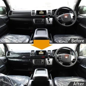 18PCS Black Wood Carbon Fibre Black Gear Instrument Window Cup Air Outlet Decorated Frame For Toyota Hiace 200 2014 15 16 CAA255 
18PCS Black Wood Carbon Fibre Black Gear Instrument Window Cup Air Outlet Decorated Frame For Toyota Hiace 200 2014 15 16 CAA255